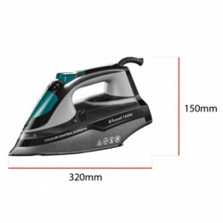 Iron Russell Hobbs 25400-56 Colour Control Supreme 3100 W Black, Grey