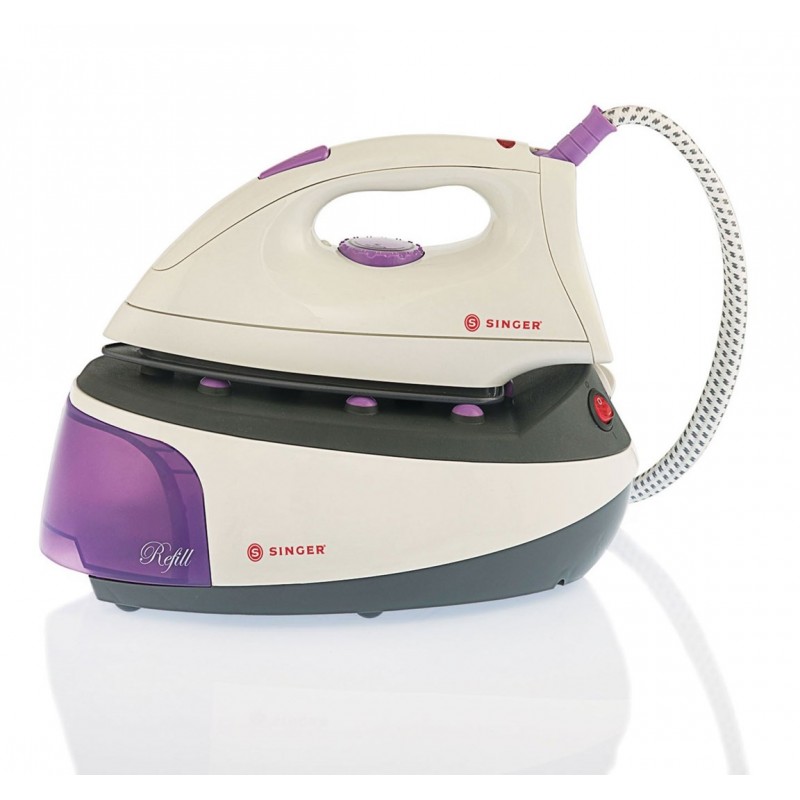 SINGER SHG 2627 steam ironing station 850 W 0.8 L Ceramic soleplate Grey, Purple, White