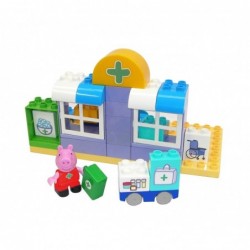 BIG Building Blocks Peppa Pig Medical Center in a Suitcase + 2 figures (32 pcs.)
