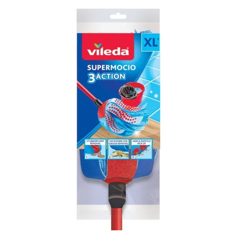 Mop Vileda 3Action Velour XL