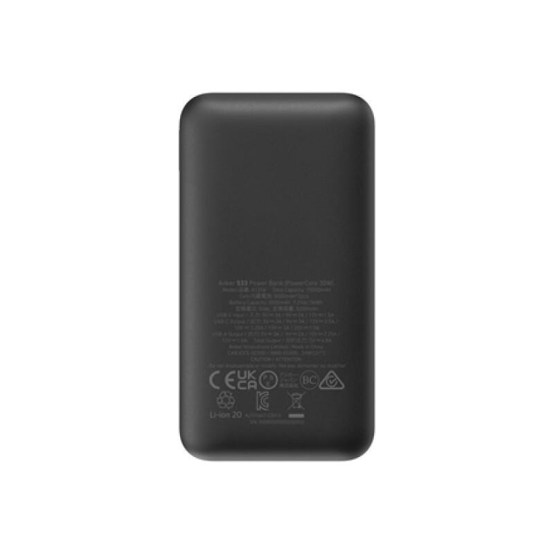 ANKER POWER BANK USB 10000MAH BLACK/30W 533 A1256G12