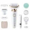 Braun SES9-481 Silk u00e9pil 9 Flex 3D Epilator, White/Gold