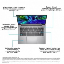 HP ZBook Firefly 14 G10 А AMD Ryzen™ 5 PRO 7640HS Mobile workstation 35.6 cm (14") WUXGA 16 GB DDR5-SDRAM 512 GB SSD