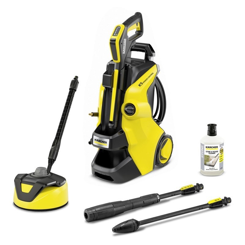 Kärcher K 5 Power Control Home pressure washer Upright Electric 500 l/h Black, Yellow