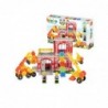 MOCHTOYS Klocki Jeżyki Pin Bricks FIRE FIGHTER karbis 100 tk. + 2 joonist