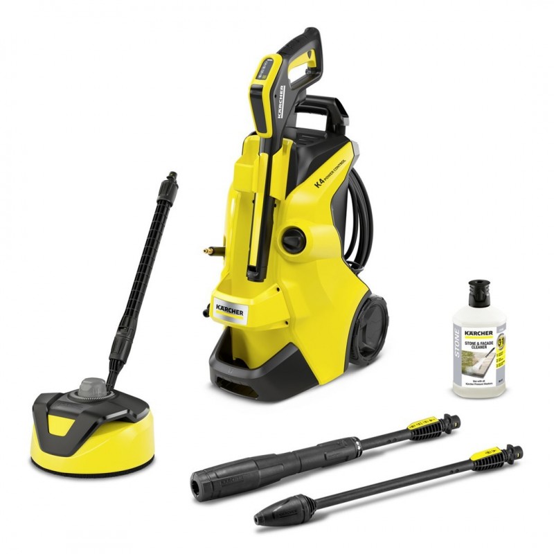 Kärcher K 4 POWER CONTROL HOME pressure washer Upright Electric 420 l/h Black, Yellow