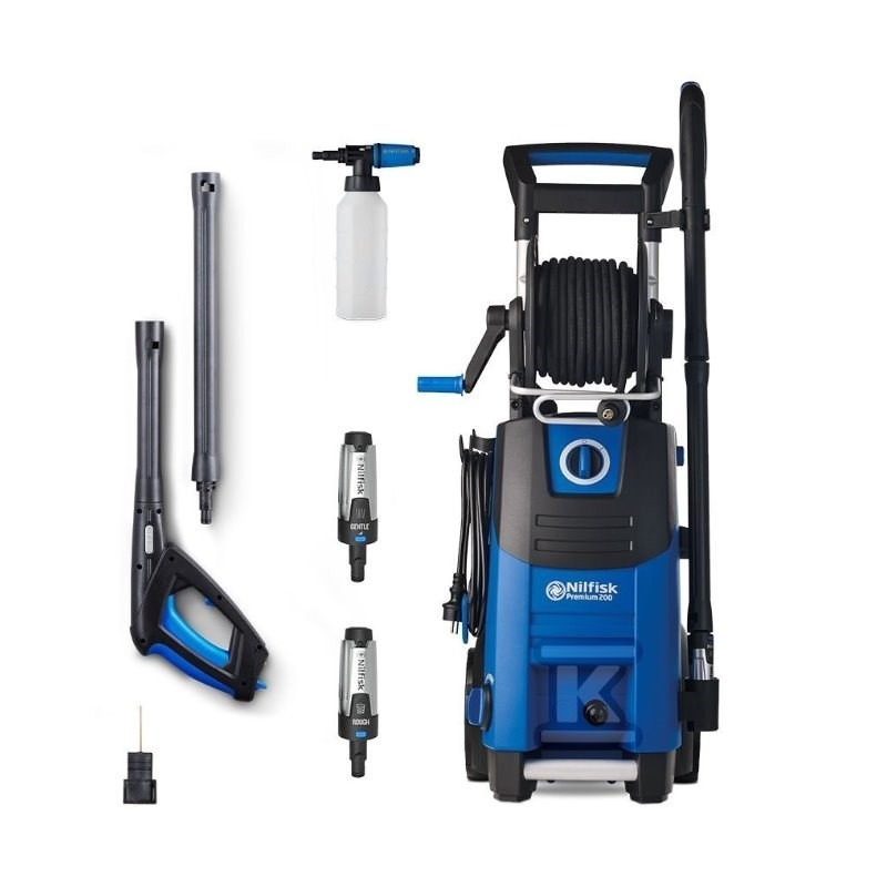 Nilfisk PREMIUM 200-15 EU pressure washer Upright Electric 650 l/h Blue, Black