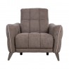 Recliner armchair CATHY, light brown