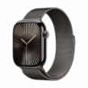 Apple Watch Series 10 GPS + Cellular 46mm Slate Titanium Case with Slate Milanese Loop - M/L