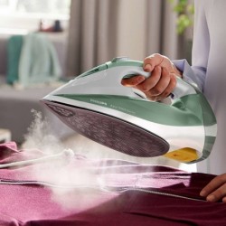 Philips 7000 series DST7012/70 iron Steam iron SteamGlide Plus soleplate 2600 W Green, Grey