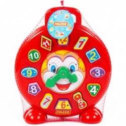 POLESIE Clock Clown Sorter Educational Toy Learning Time Color Shapes