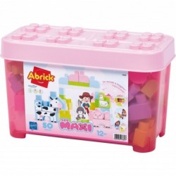 Ecoiiffier Abrick Color Blocks for Children with Pets 50 pcs.