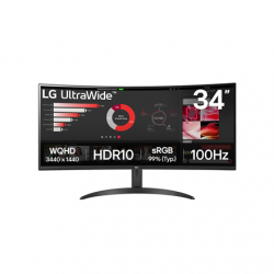 LG 34WR50QK-B 34 " VA QHD...