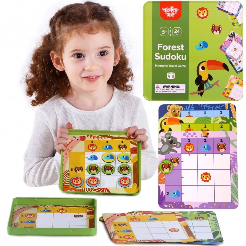 TOOKY TOY Sudoku mäng lastele Forest Version