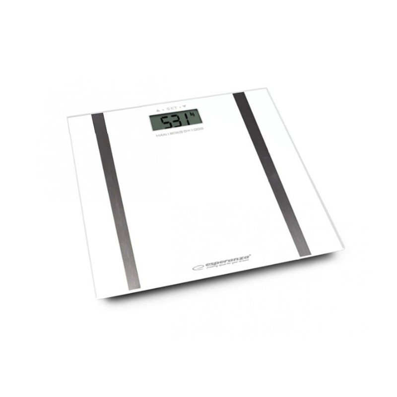 Esperanza Samba Rectangle White Electronic personal scale