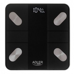 Electronic bathroom scale Adler AD 8186 Black