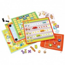 TOOKY TOY Game Set 18in1 Checkers Sudoku Cards Tic-Tac-Toe