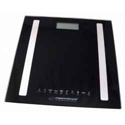 Esperanza EBS016K personal scale Electronic personal scale Square Black