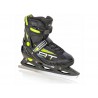 3-in1 Skates/Inline skates Raven Profession Black/Lime+Blades