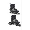 3-in1 Skates/Inline skates Raven Profession Black+Blades