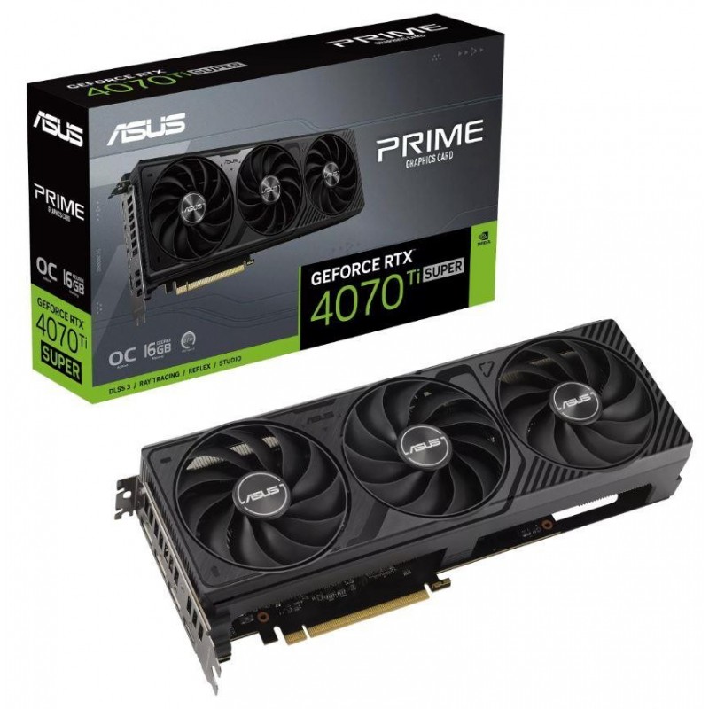 Graphics Card ASUS NVIDIA GeForce RTX 4070 SUPER 16 GB GDDR6X 256 bit Triple slot