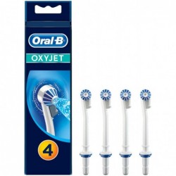 Oral-B ED 17-4 Toothbrush Heads, OxyJet Heads For adults Number of brush heads included 4 White