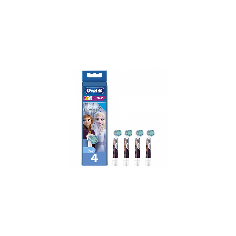 Oral-B Toothbruch replacement EB10 4 Frozen II Heads For kids Number of brush heads included 4 Number of