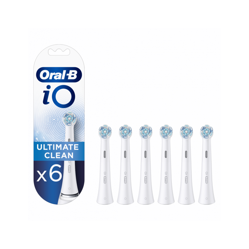 Oral-B Toothbrush replacement iO Ultimate Clean Heads For adults Number of brush heads included 6 Number of