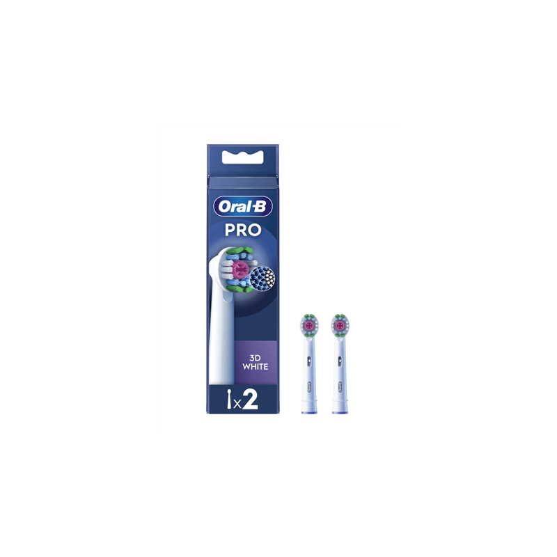 Oral-B Replaceable Toothbrush Heads PRO 3D White refill Heads Does not apply Number of brush heads included 2