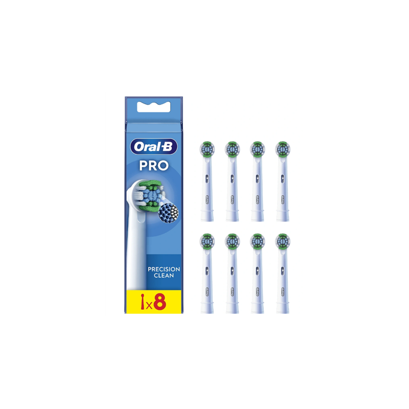 Oral-B Precision Clean Brush Set EB20RX-8 Heads For adults Number of brush heads included 8 White