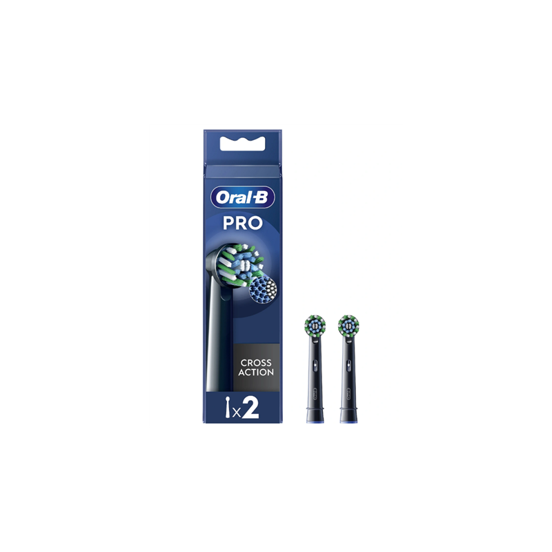 Oral-B Replaceable toothbrush heads EB50BRX-2 Cross Action Pro Heads For adults Number of brush heads included