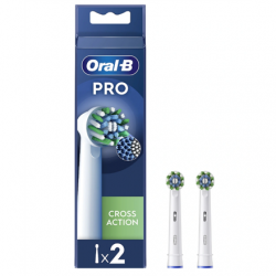 Oral-B Replaceable toothbrush heads EB50RX-2 Cross Action Pro Heads For adults Number of brush heads included