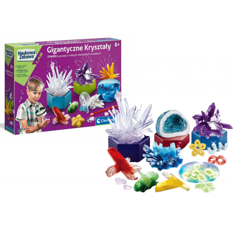 Science Fun Giant Crystals Clementoni 50106