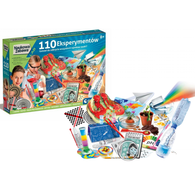 Science Fun 110 Experiments Clementoni 50720