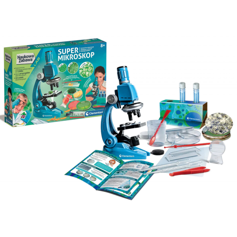 Science Fun Set Super Microscope Clementoni 50755