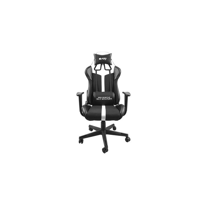 FURY Avenger XL Universal gaming chair Padded seat Black, White