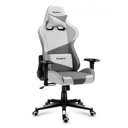 Huzaro Force 6.2 PC gaming chair Bucket (cradle) seat Grey, White