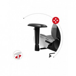 Huzaro Force 6.2 PC gaming chair Bucket (cradle) seat Grey, White