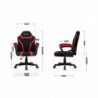 Gaming chair for children Huzaro Ranger 1.0 Red Mesh, black, red