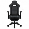 Aerocool ROYALSLATEGR Premium Ergonomic Gaming Chair Legrests Aerosuede Technology Grey