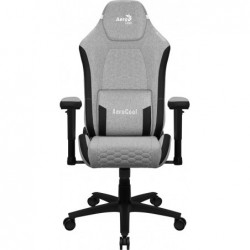 Aerocool CROWNASHGR, Ergonomic Gaming Chair, Adjustable Cushions, AeroWeave Technology, Grey