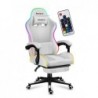 HUZARO FORCE 4.7 RGB White GAMING CHAIR