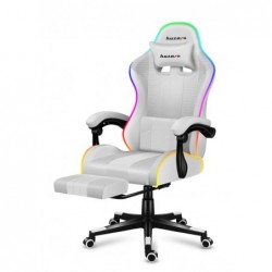 HUZARO FORCE 4.7 RGB White GAMING CHAIR