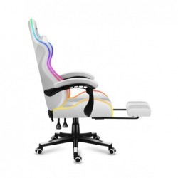 HUZARO FORCE 4.7 RGB White GAMING CHAIR