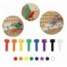 Värvilised kruvid Masterkidz Scientific Creative Boardile, 512 tükki, segage värve