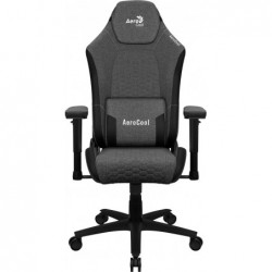 Aerocool CROWNASHBK, Ergonomic Gaming Chair, Adjustable Cushions, AeroWeave Technology, Black