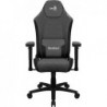 Aerocool CROWNASHBK, Ergonomic Gaming Chair, Adjustable Cushions, AeroWeave Technology, Black