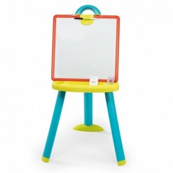 Smoby Double-sided whiteboard on a stand. Magnetic Chalk. Folded 7 akc. Shelf