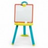 Smoby Double-sided whiteboard on a stand. Magnetic Chalk. Folded 7 akc. Shelf