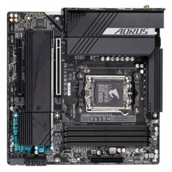 Gigabyte B650M AORUS ELITE AX Motherboard - Supports AMD AM5 CPUs, 12+2+1 Digital VRM, up to 8000MHz DDR5 (OC), 1xPCIe